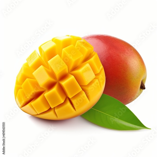 mango on white