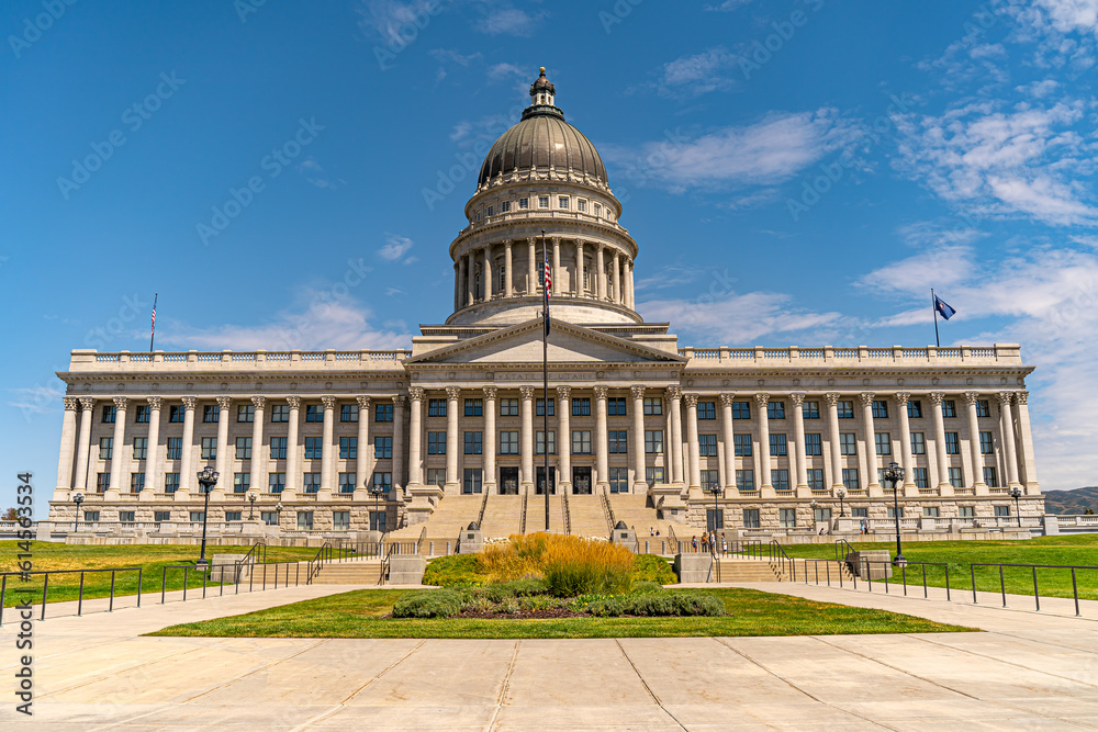 Obraz premium Utah State Capitol Building in Salt Lake City.