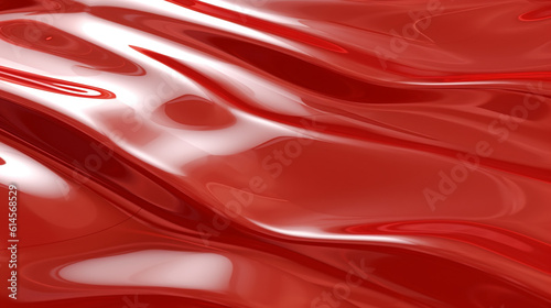 Smooth and glossy red background, red gloss background texture pattern