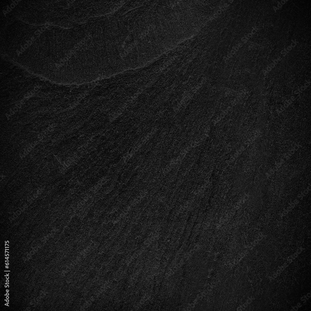 Fototapeta premium Dark grey black slate background or texture.