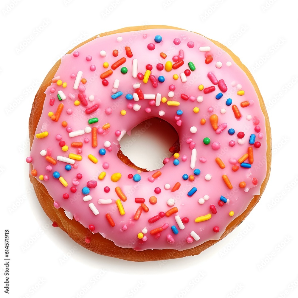 donut isolated on white donut isolated on white