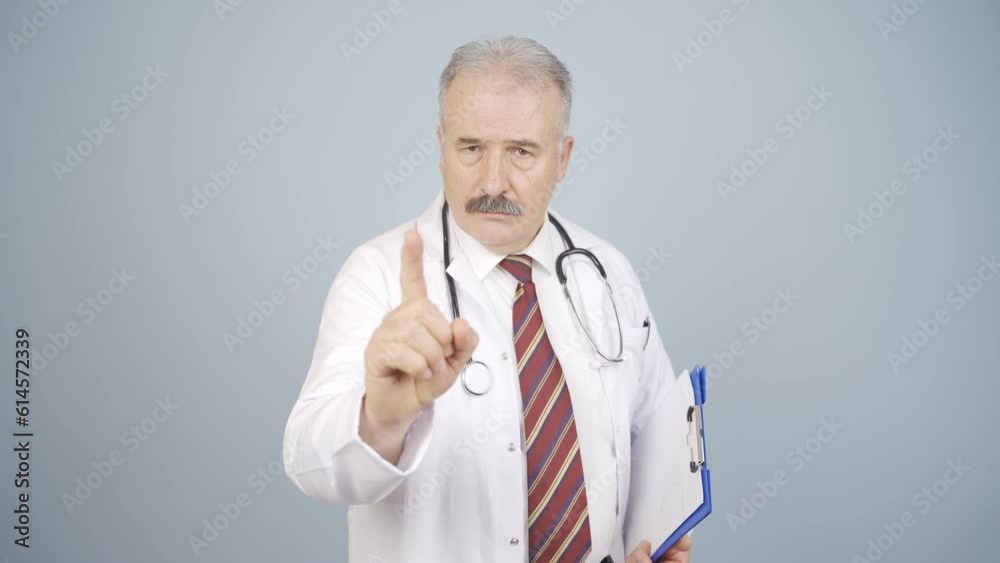 Doctor stern warning. Doctor stern warning.