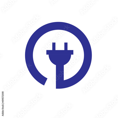  Electric vehicle charging station on white Vector Image