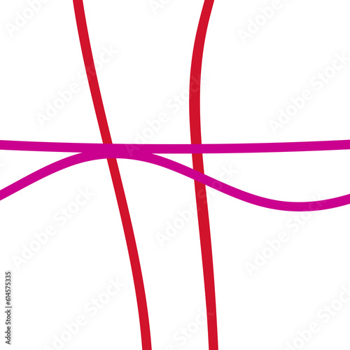 Red Graphic Lines Background