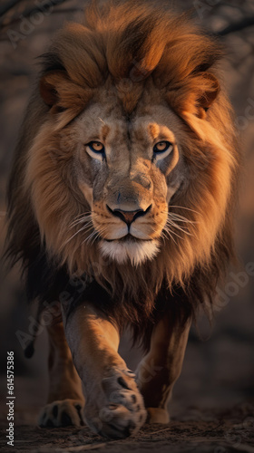 Portrait of Male lion