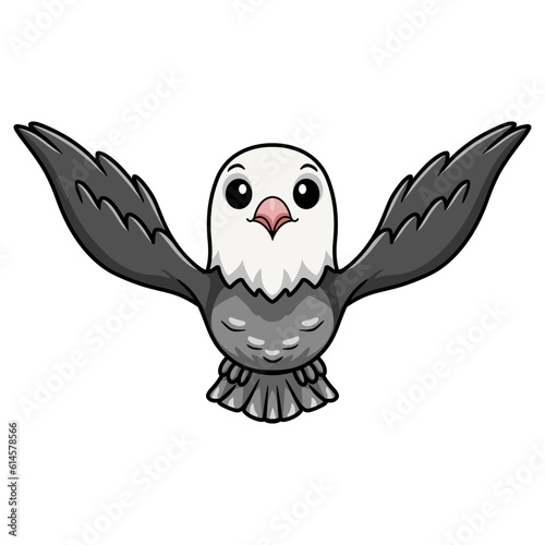 Cute roseicollis opaline malva love bird cartoon flying