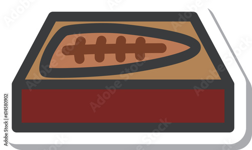 ミニミニステッカー風飲食物イラスト　うな重