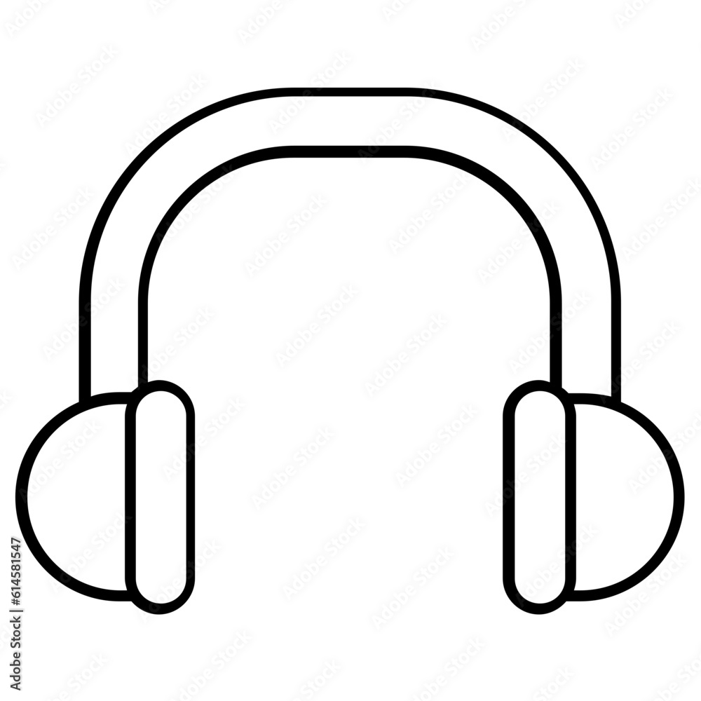 headphone headset icon headphone headset icon
