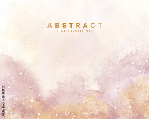 Abstract splashed watercolor background. Design for your cover, date, postcard, banner, logo.