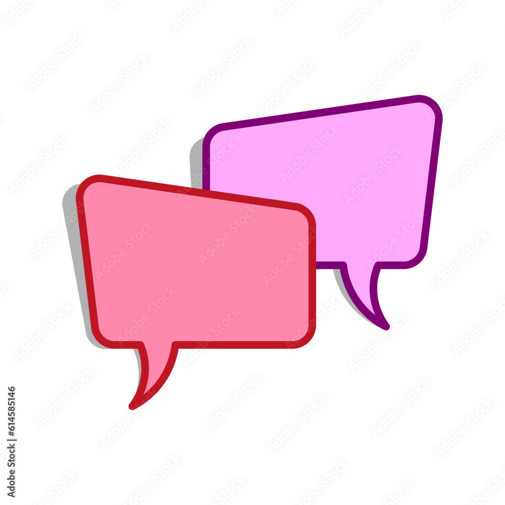 Chat bubble. Talk chat icon. Vector illustration. stock image. Chat bubble. Talk chat icon. Vector illustration. stock image.