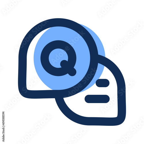 faq filled line icon