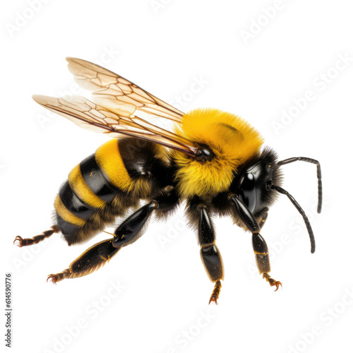 bumblebee isolated on a transparent background, generative ai © Perfect PNG