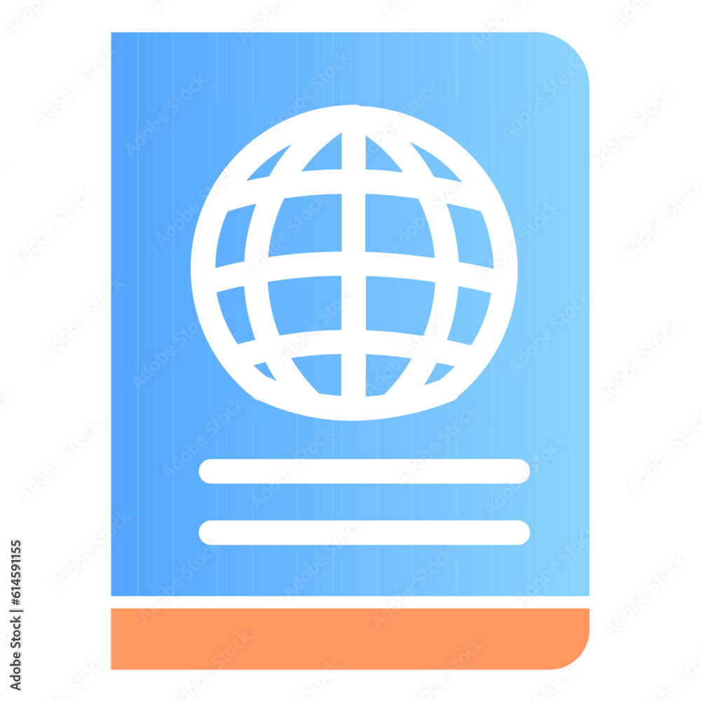 Passport Icon: A visual representation of a passport Passport Icon: A visual representation of a passport