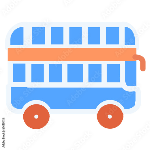 Bus Icon: A graphical representation symbolizing a bus, commonly used to represent public transportation services