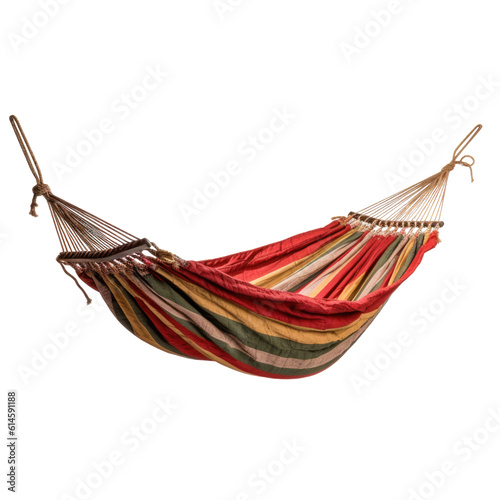 hammock isolated on a transparent background, generative ai