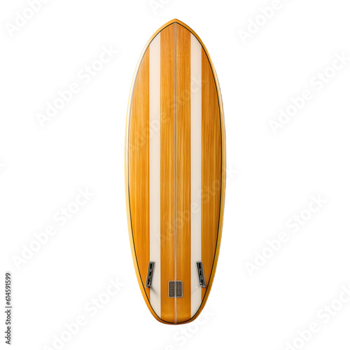 surfboard isolated on a transparent background, generative ai