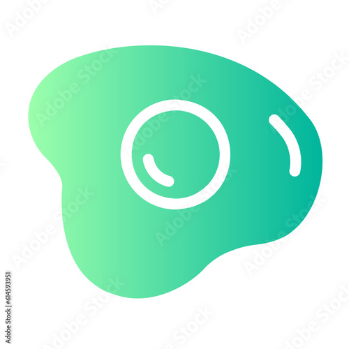 fried egg Gradient icon
