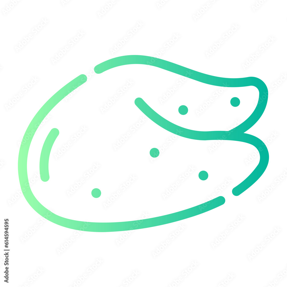 biscuit Line Gradient Icon biscuit Line Gradient Icon