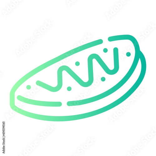 omelette Line Gradient Icon