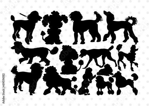 Poodle Silhouette, Poodle SVG, Poodle, Poodle Dog Svg, Dog Svg, Pet Dog Svg, Poodle Bundle, SB00306