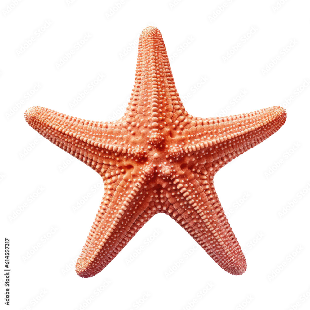 starfish isolated on a transparent background, generative ai starfish isolated on a transparent background, generative ai