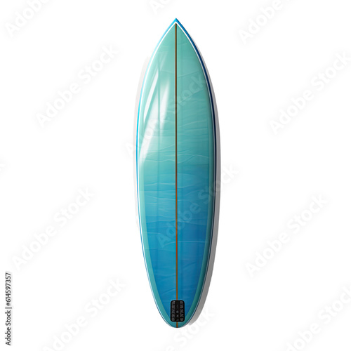 surfboard isolated on a transparent background  generative ai