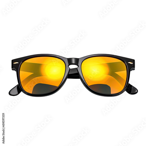 sunglasses isolated on a transparent background, generative ai