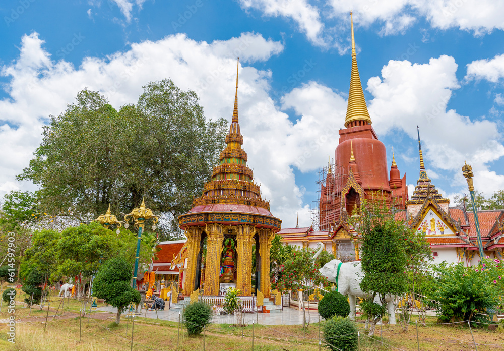 The most beautiful Viewpoint Wat Chang Hai at Pattani, Thailand.