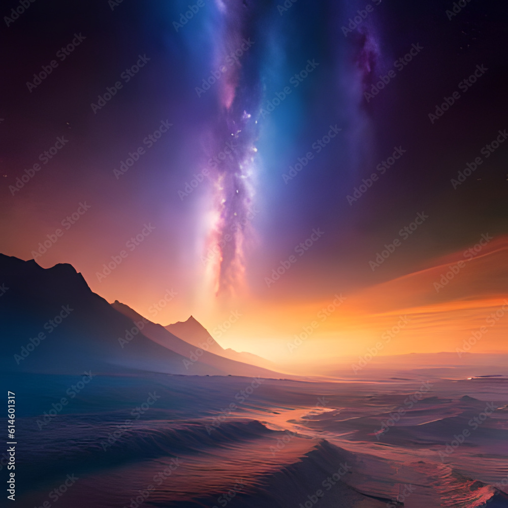 Nebulous Dreamscape: the dreamlike landscape of celestial clouds and nebulae