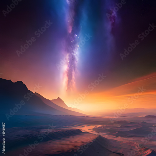 Nebulous Dreamscape: the dreamlike landscape of celestial clouds and nebulae