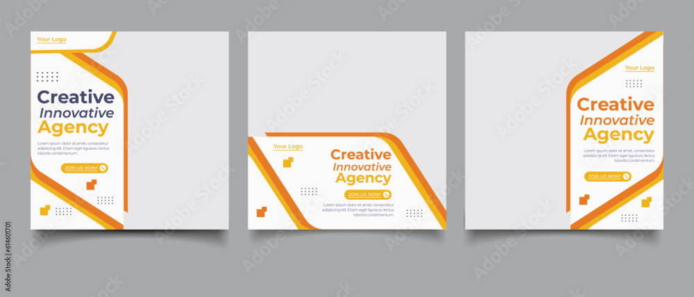 Business agency social media instagram post editable template Stock ...