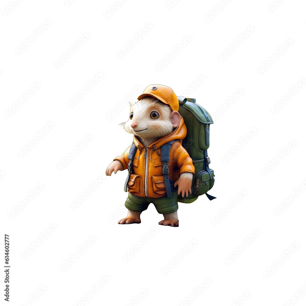 Field Trip Freddie is an adventurous character with a backpack. Field Trip Freddie is an adventurous character with a backpack.