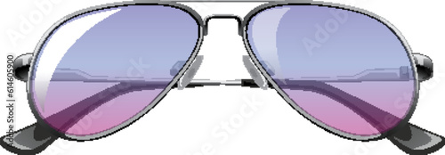 Stylish Aviator Glasses Vector