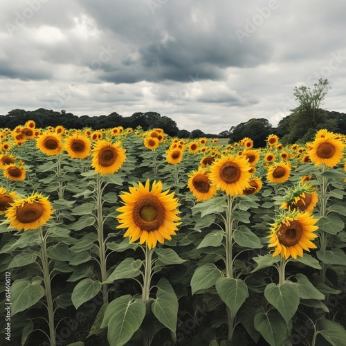 sunflowers in the field