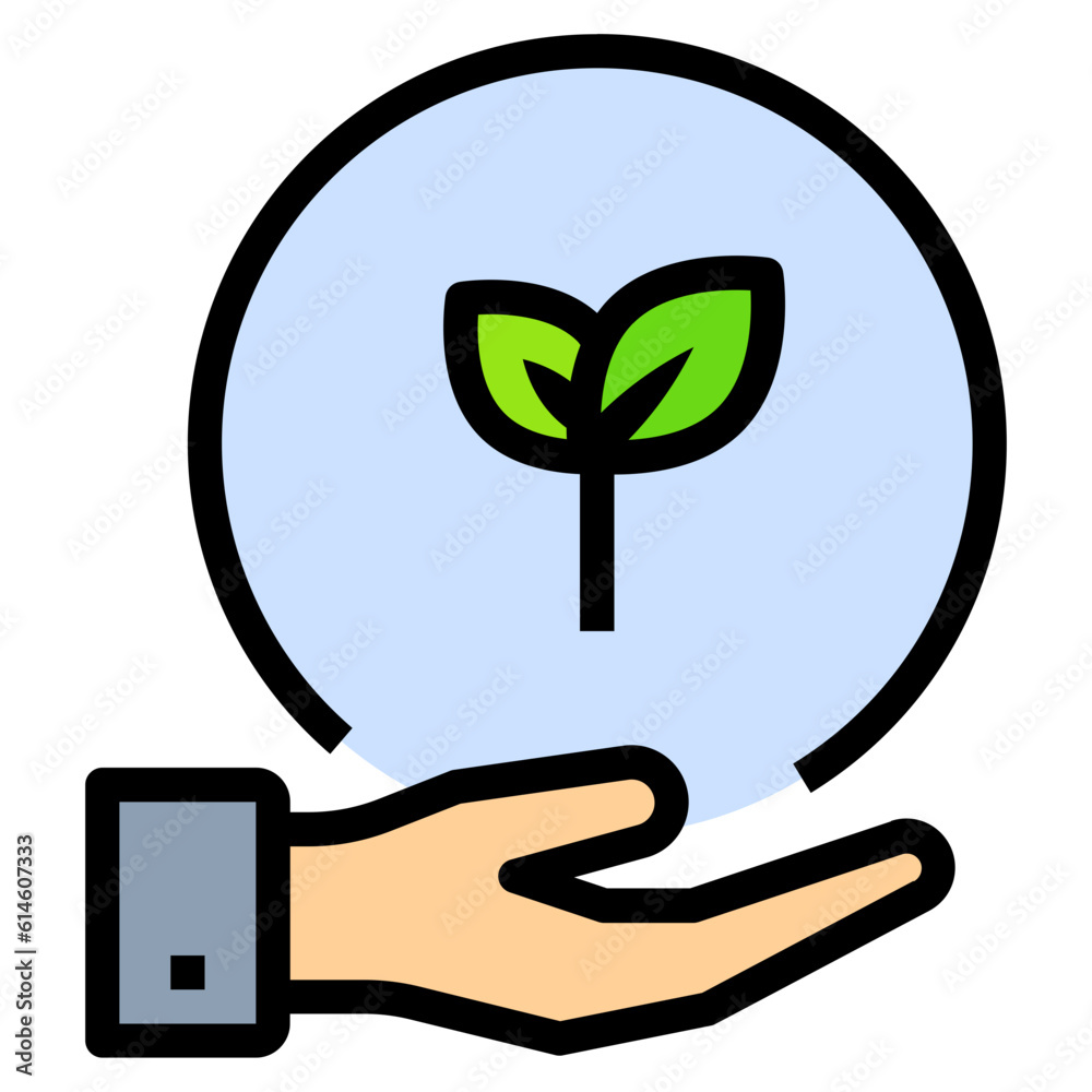 sustainability filled outline style icon sustainability filled outline style icon