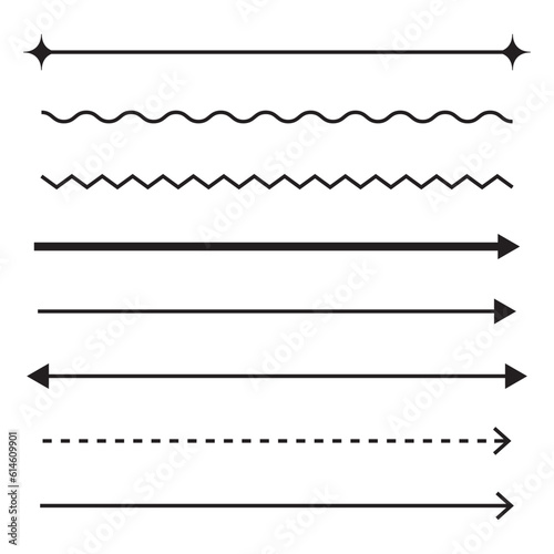 Line Arrow Ornament