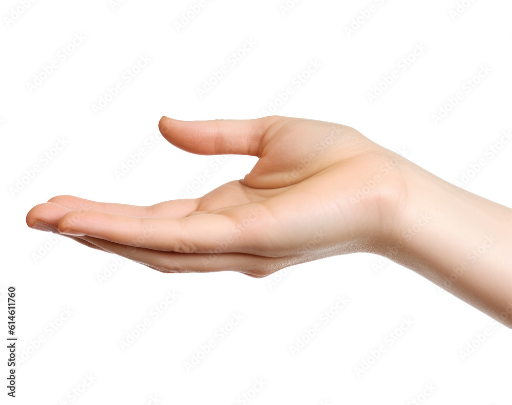 Helping Giving Hand Isolated on Transparent Background - Generative AI
