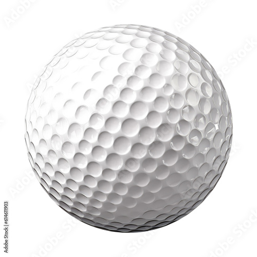 Golf Ball Isolated on Transparent Background - Generative AI 