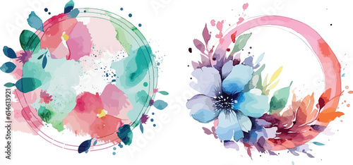Captivating Watercolor Flower Logo