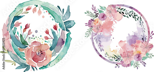 Captivating Watercolor Flower Logo