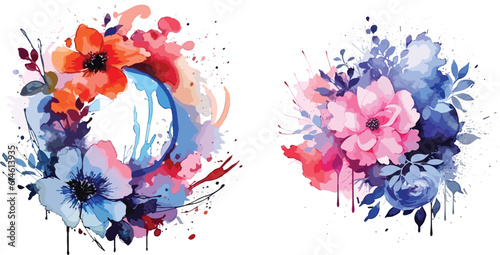Captivating Watercolor Flower Logo