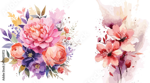 Captivating Watercolor Flower Logo