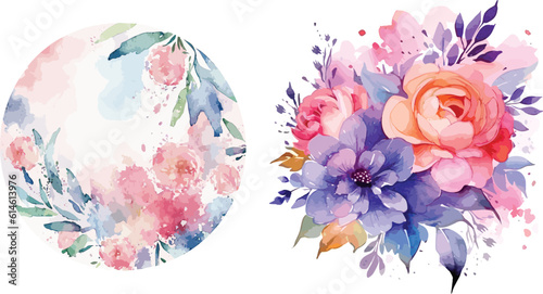 Captivating Watercolor Flower Logo