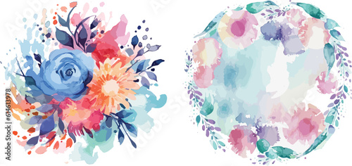 Captivating Watercolor Flower Logo