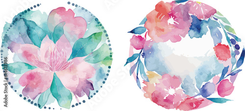 Captivating Watercolor Flower Logo