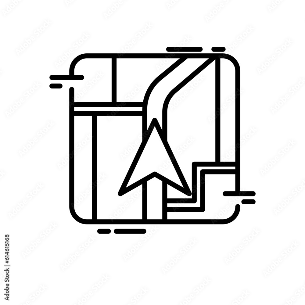 Map travel and tourism icon with black outline style. globes, pacific, similar, border, globe, black, worldwide. Vector Illustration Map travel and tourism icon with black outline style. globes, pacific, similar, border, globe, black, worldwide. Vector Illustration