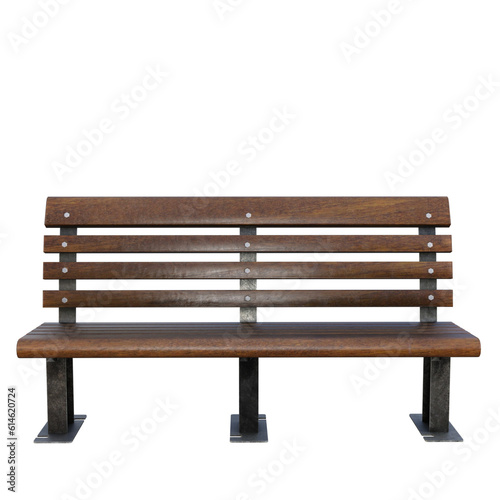 bench isolated on white