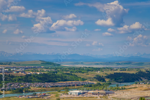 Panoramic Summer View Of Cochrane