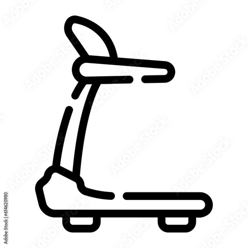 treadmill Line Icon