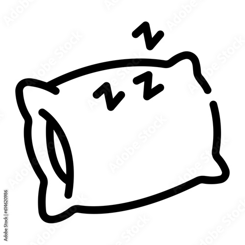 sleep Line Icon